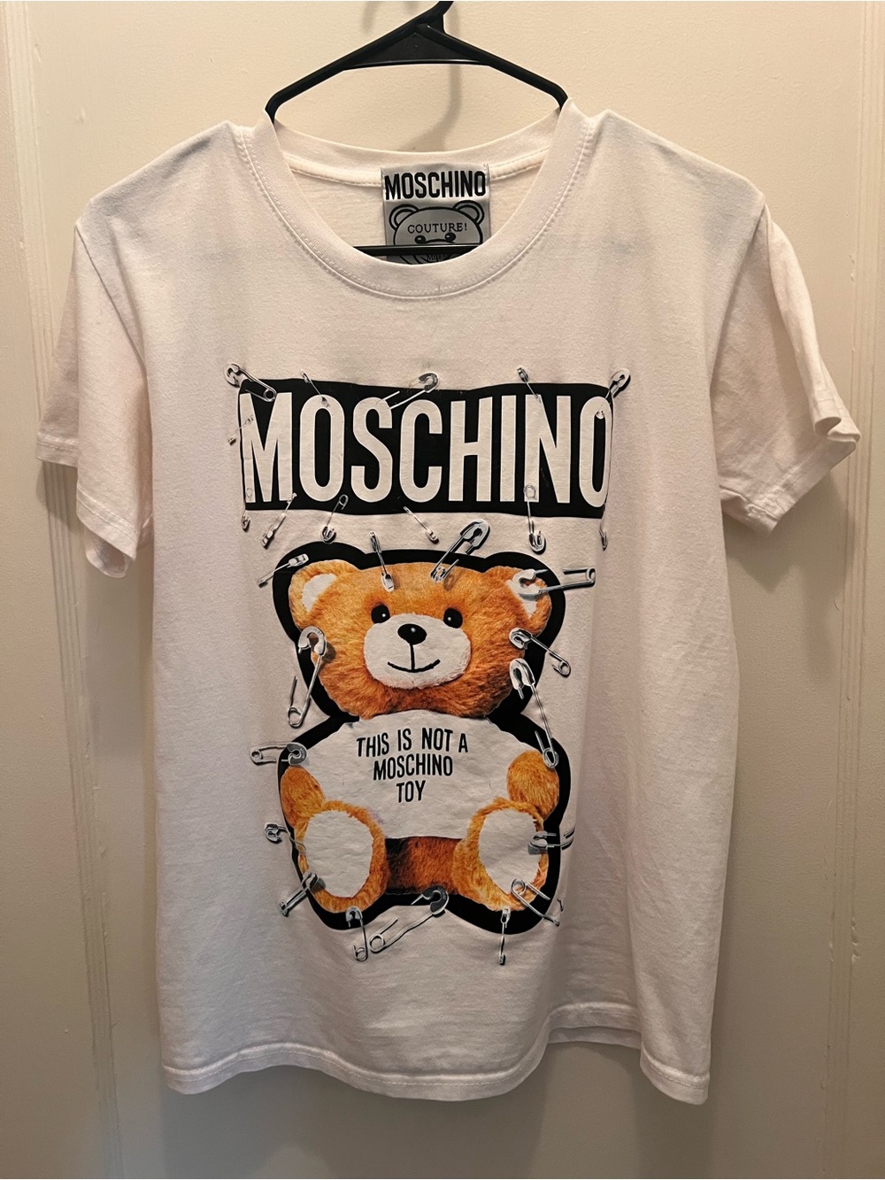 Moschino ‘This Is Not A Moschino Toy’ Teddy Graphic Tee